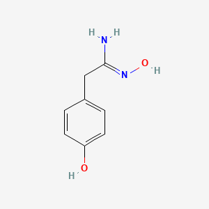 N-Hydroxy-2-(4-hydroxy-phenyl)-acetamidine
