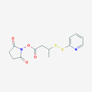2,5-Dioxopyrrolidin-1-yl 3-(pyridin-2-yldisulfanyl)butanoate