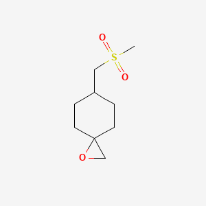 molecular formula C9H16O3S B2639424 6-(Methanesulfonylmethyl)-1-oxaspiro[2.5]octane CAS No. 2248377-04-8
