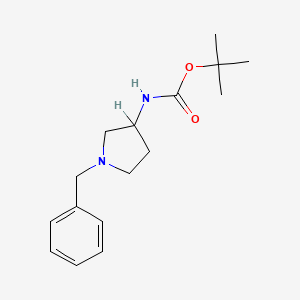 B2639446 1-Benzyl-3-(tert-butoxycarbonylamino)pyrrolidine CAS No. 131878-23-4; 99735-30-5