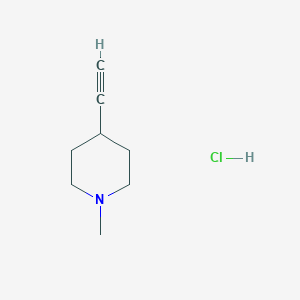 B2639454 4-Ethynyl-1-methylpiperidine hydrochloride CAS No. 2230798-28-2