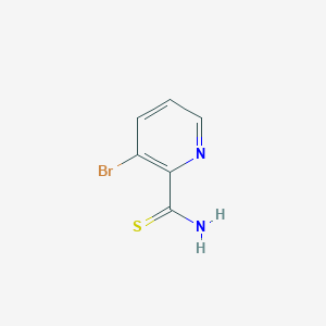 molecular formula C6H5BrN2S B2639456 3-Bromopyridine-2-carbothioamide CAS No. 1567125-39-6