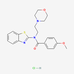 N-(benzo[d]thiazol-2-yl)-4-methoxy-N-(2-morpholinoethyl)benzamide hydrochloride