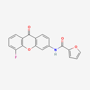 molecular formula C18H10FNO4 B2639613 N-(5-fluoro-9-oxo-9H-xanthen-3-yl)furan-2-carboxamide CAS No. 886173-05-3