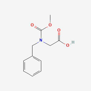 B2639618 2-(Benzyl(methoxycarbonyl)amino)acetic acid CAS No. 262858-33-3
