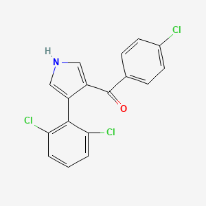 (4-Chlorophenyl)(4-(2,6-dichlorophenyl)-1H-pyrrol-3-yl)methanone