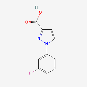 1-(3-fluorophenyl)-1H-pyrazole-3-carboxylic acid
