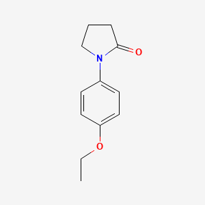 molecular formula C12H15NO2 B2639771 1-(4-Ethoxyphenyl)pyrrolidin-2-one CAS No. 51229-01-7