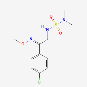 N'-[2-(4-chlorophenyl)-2-(methoxyimino)ethyl]-N,N-dimethylsulfamide