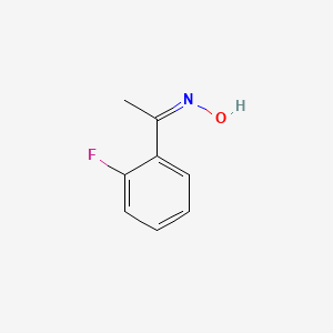 molecular formula C8H8FNO B2639789 N-[1-(2-fluorophenyl)ethylidene]hydroxylamine CAS No. 364-81-8