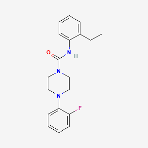 N-(2-ethylphenyl)-4-(2-fluorophenyl)piperazine-1-carboxamide