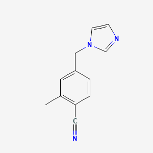 4-((1H-imidazol-1-yl)methyl)-2-methylbenzonitrile