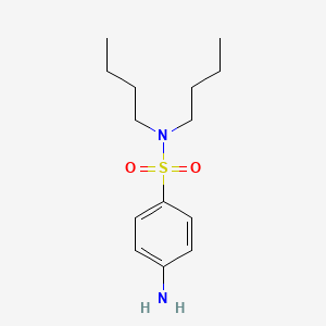 molecular formula C14H24N2O2S B2639818 4-amino-N,N-dibutylbenzenesulfonamide CAS No. 1709-40-6