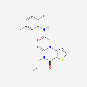 2-(3-butyl-2,4-dioxo-3,4-dihydrothieno[3,2-d]pyrimidin-1(2H)-yl)-N-(2-methoxy-5-methylphenyl)acetamide