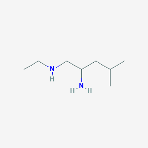 (2-Amino-4-methylpentyl)(ethyl)amine