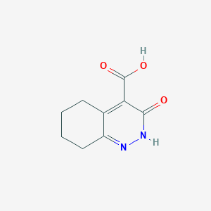 molecular formula C9H10N2O3 B2639847 3-Oxo-2,3,5,6,7,8-hexahydrocinnoline-4-carboxylic acid CAS No. 32078-89-0