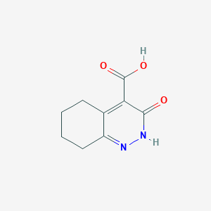 molecular formula C9H10N2O3 B2639847 3-Oxo-5,6,7,8-tetrahydro-2H-cinnoline-4-carboxylic acid CAS No. 32078-89-0