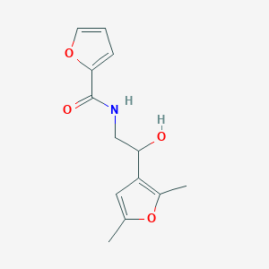 molecular formula C13H15NO4 B2639862 N-[2-(2,5-dimethylfuran-3-yl)-2-hydroxyethyl]furan-2-carboxamide CAS No. 2320861-83-2