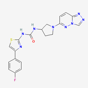 1-(1-([1,2,4]Triazolo[4,3-b]pyridazin-6-yl)pyrrolidin-3-yl)-3-(4-(4-fluorophenyl)thiazol-2-yl)urea