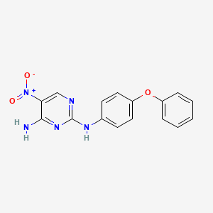 5-nitro-N2-(4-phenoxyphenyl)pyrimidine-2,4-diamine