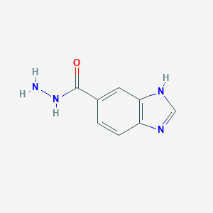 molecular formula C8H8N4O B026399 1H-benzimidazole-5-carbohydrazide CAS No. 108038-52-4