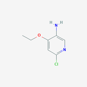molecular formula C7H9ClN2O B2639926 6-Chloro-4-ethoxypyridin-3-amine CAS No. 872282-68-3