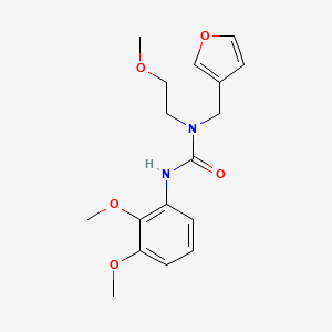 B2639931 3-(2,3-Dimethoxyphenyl)-1-(furan-3-ylmethyl)-1-(2-methoxyethyl)urea CAS No. 1421451-64-0