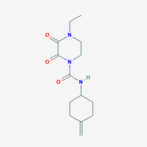 molecular formula C14H21N3O3 B2639950 4-ethyl-N-(4-methylidenecyclohexyl)-2,3-dioxopiperazine-1-carboxamide CAS No. 2097927-67-6