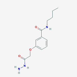 N-Butyl-3-(2-hydrazinyl-2-oxoethoxy)benzamide