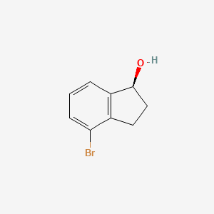 molecular formula C9H9BrO B2640017 (S)-4-Bromo-2,3-dihydro-1H-inden-1-ol CAS No. 83808-19-9