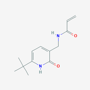molecular formula C13H18N2O2 B2640033 N-[(6-tert-butyl-2-oxo-1,2-dihydropyridin-3-yl)methyl]prop-2-enamide CAS No. 2305414-71-3