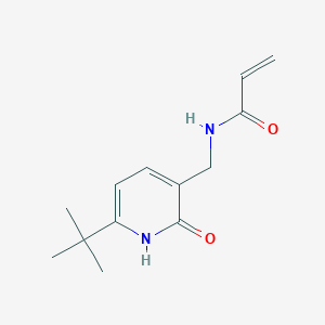 N-[(6-Tert-butyl-2-oxo-1H-pyridin-3-yl)methyl]prop-2-enamide