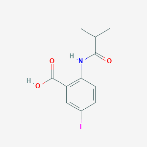 molecular formula C11H12INO3 B2640042 5-Iodo-2-isobutyramidobenzoic acid CAS No. 222177-62-0