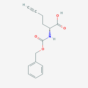 molecular formula C14H15NO4 B2640046 Cbz-D-homopropargylglycine CAS No. 1234692-78-4