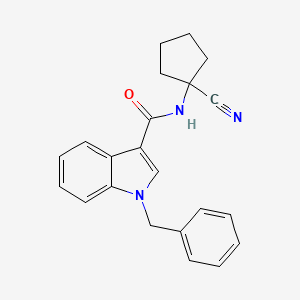 1-benzyl-N-(1-cyanocyclopentyl)-1H-indole-3-carboxamide