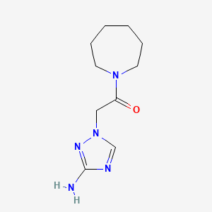 2-(3-amino-1H-1,2,4-triazol-1-yl)-1-(azepan-1-yl)ethan-1-one