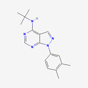 N-(tert-butyl)-1-(3,4-dimethylphenyl)-1H-pyrazolo[3,4-d]pyrimidin-4-amine