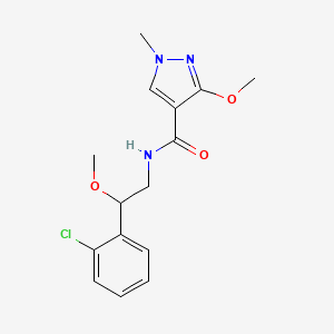N-(2-(2-chlorophenyl)-2-methoxyethyl)-3-methoxy-1-methyl-1H-pyrazole-4-carboxamide