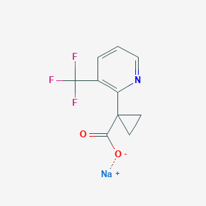 Sodium 1-[3-(trifluoromethyl)pyridin-2-yl]cyclopropanecarboxylate
