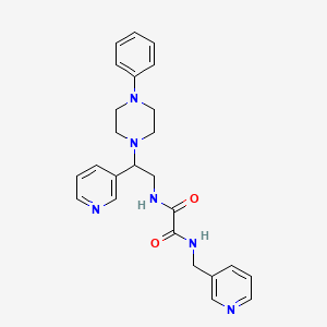 N-[2-(4-phenylpiperazin-1-yl)-2-pyridin-3-ylethyl]-N'-(pyridin-3-ylmethyl)ethanediamide