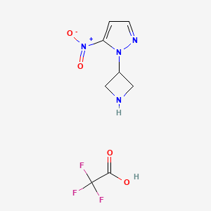 1-(Azetidin-3-yl)-5-nitropyrazole;2,2,2-trifluoroacetic acid