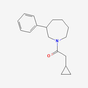 2-Cyclopropyl-1-(3-phenylazepan-1-yl)ethanone