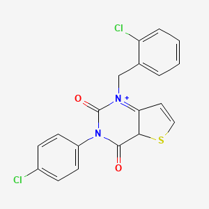 3-(4-chlorophenyl)-1-[(2-chlorophenyl)methyl]-1H,2H,3H,4H-thieno[3,2-d]pyrimidine-2,4-dione