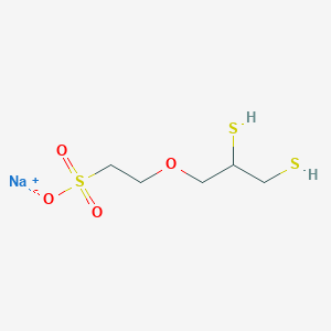 molecular formula C5H11NaO4S3 B026401 Oxathiol CAS No. 19872-36-7