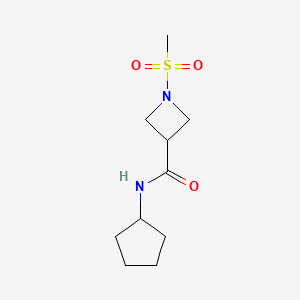 N-cyclopentyl-1-(methylsulfonyl)azetidine-3-carboxamide