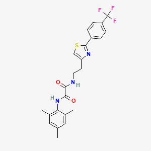 N1-mesityl-N2-(2-(2-(4-(trifluoromethyl)phenyl)thiazol-4-yl)ethyl)oxalamide