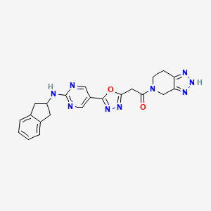 molecular formula C22H21N9O2 B2640136 Autotaxin-IN-3 