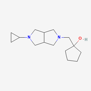 1-((5-cyclopropylhexahydropyrrolo[3,4-c]pyrrol-2(1H)-yl)methyl)cyclopentanol