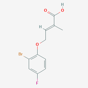 (E)-4-(2-bromo-4-fluorophenoxy)-2-methylbut-2-enoic acid