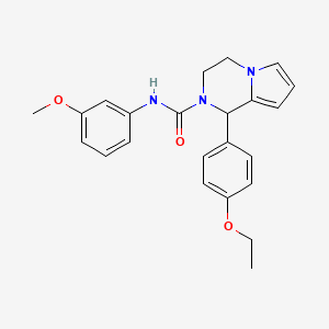 1-(4-ethoxyphenyl)-N-(3-methoxyphenyl)-3,4-dihydropyrrolo[1,2-a]pyrazine-2(1H)-carboxamide